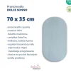 Prześcieradło muślinowe 75x35 cm do kołyski gondoli kosza Mojżesza  | Khaki - Dolce Sonno