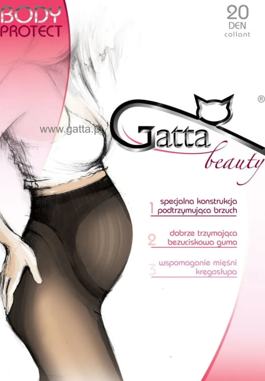 Rajstopy ciążowe Body Protect 20den | Gatta