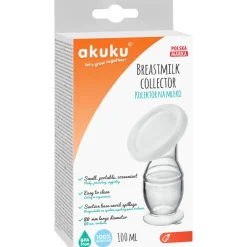 Silikonowy odciągacz, kolektor do pokarmu 100ml - Akuku