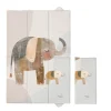 Składana mata turystyczna do przewijania 60x40 cm Basic Elephant Family CEBA BABY