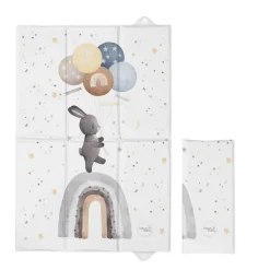 Składana mata turystyczna do przewijania 60x40 cm Basic Rainbow Walk CEBA BABY