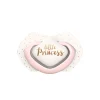 Smoczek 2 szt. 0-6 msc uspokajający silikonowy symetryczny Little Princess biały/różowy | Canpol