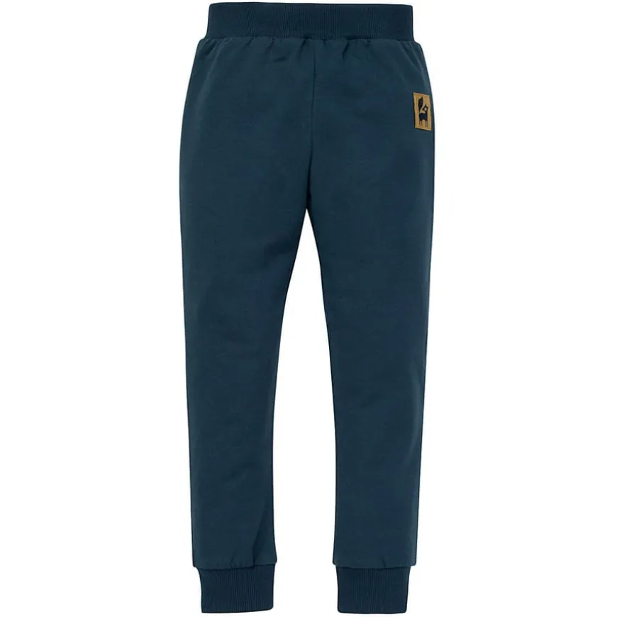 Spodnie dresowe, legginsy dla dzieci i niemowląt granatowe - Secret Forest | Pinokio
