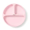 Talerzyk silikonowy z przyssawką dla niemowląt - różowy | Babyono 1482/02