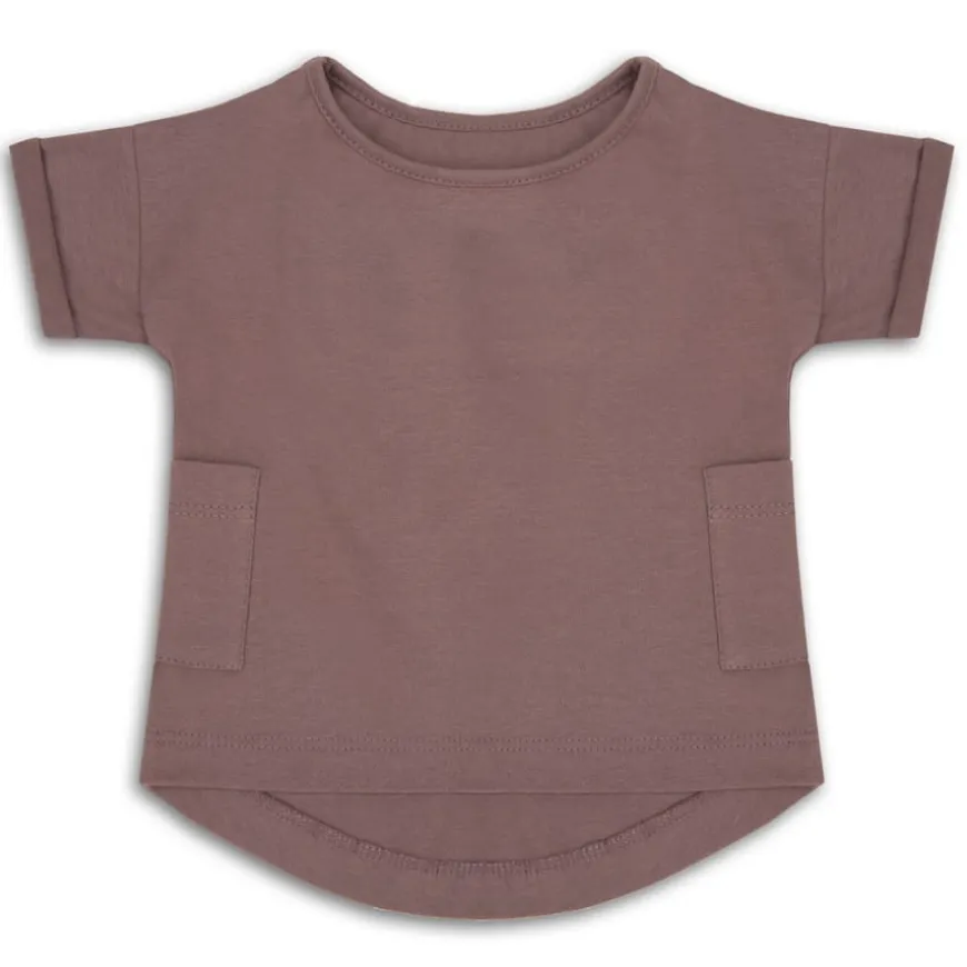 T-shirt dla dzieci i niemowląt Taupe- Dolce Sonno