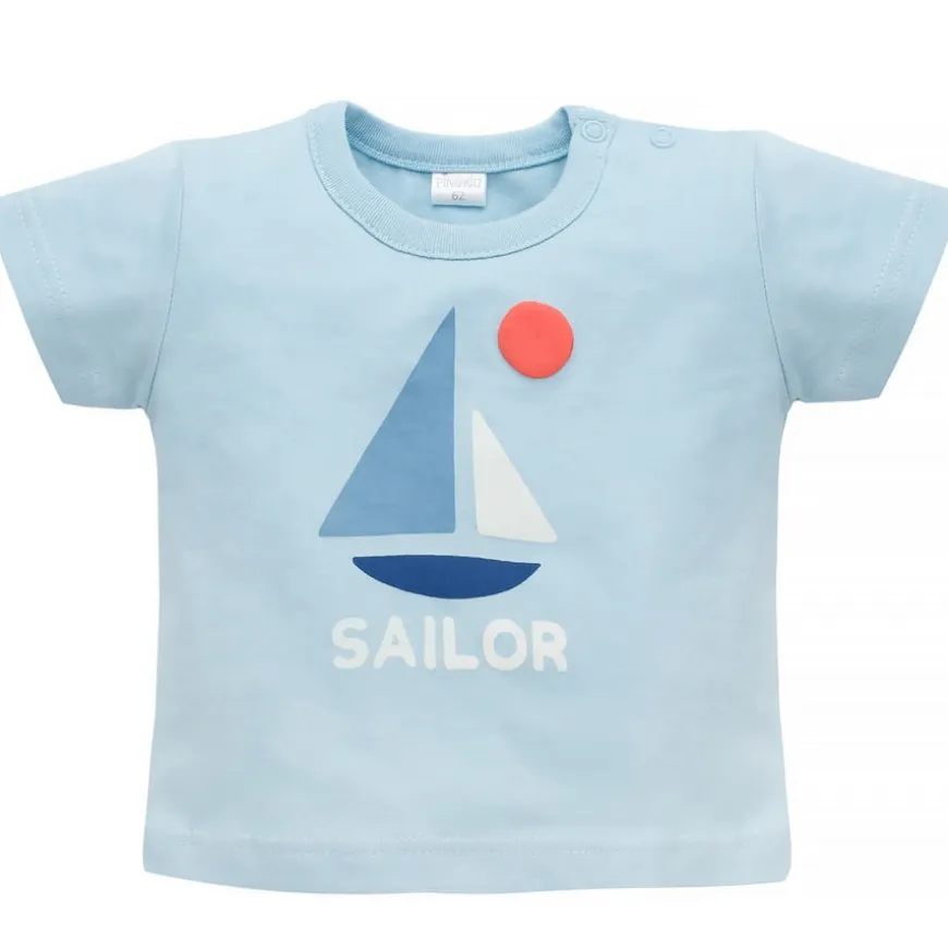 T-shirt dziecięcy Blue Statek - Sailor Pinokio