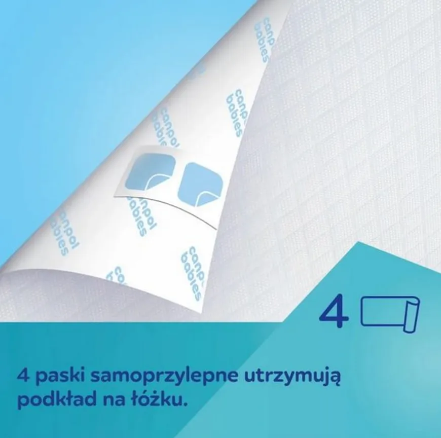 Wielofunkcyjne, jednorazowe podkłady higieniczne 10 szt. - Canpol Babies