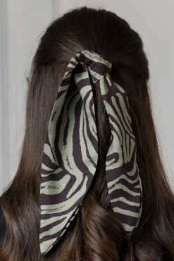 WUALAA Women - Apaszka Zebra Khaki