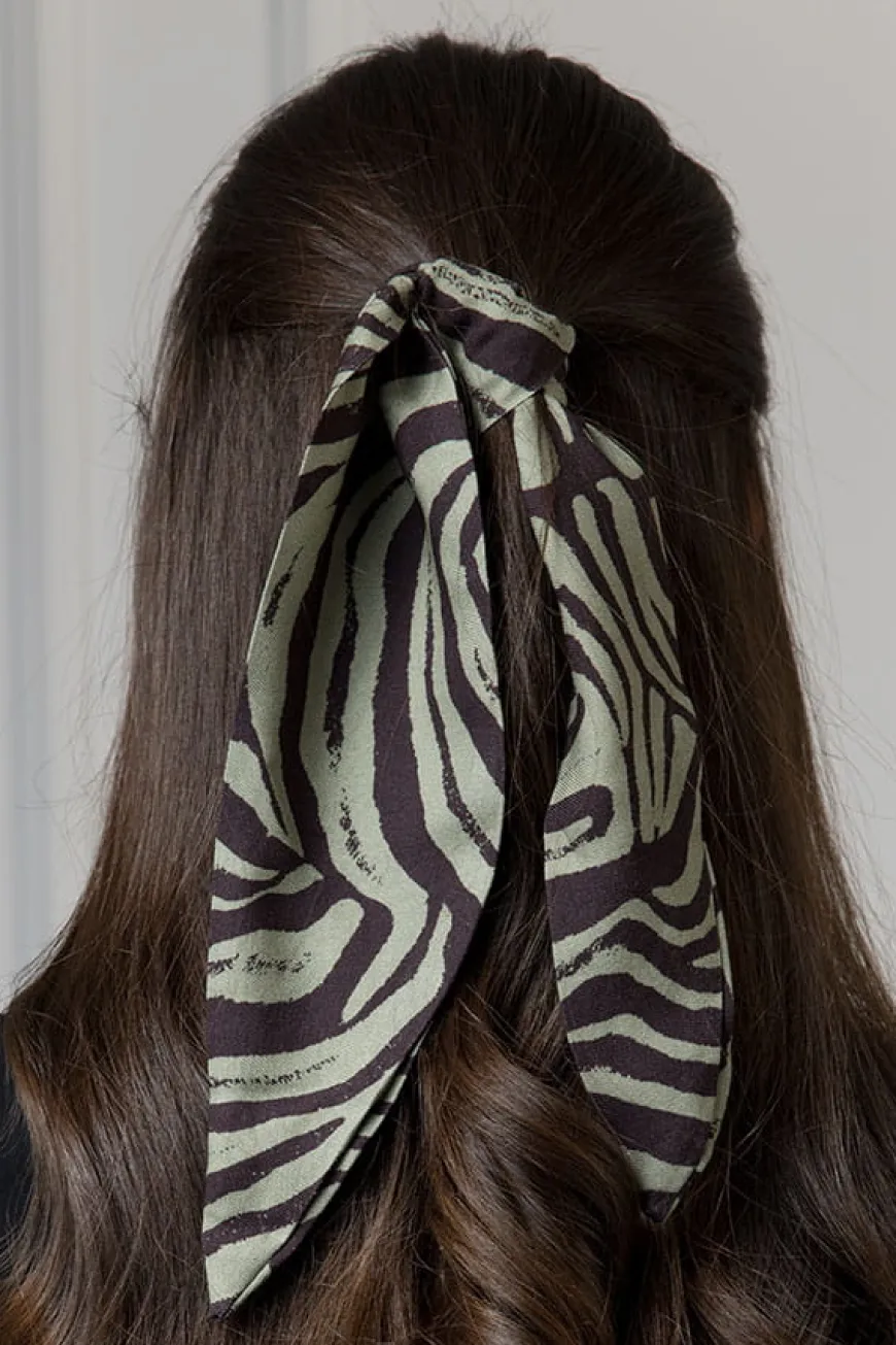 WUALAA Women - Apaszka Zebra Khaki