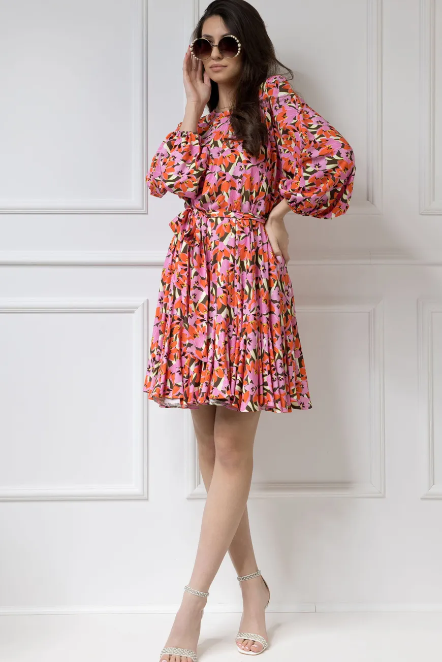 WUALAA Women - Sukienka damska INEZ Floral Delight