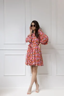 WUALAA Women - Sukienka damska INEZ Floral Delight