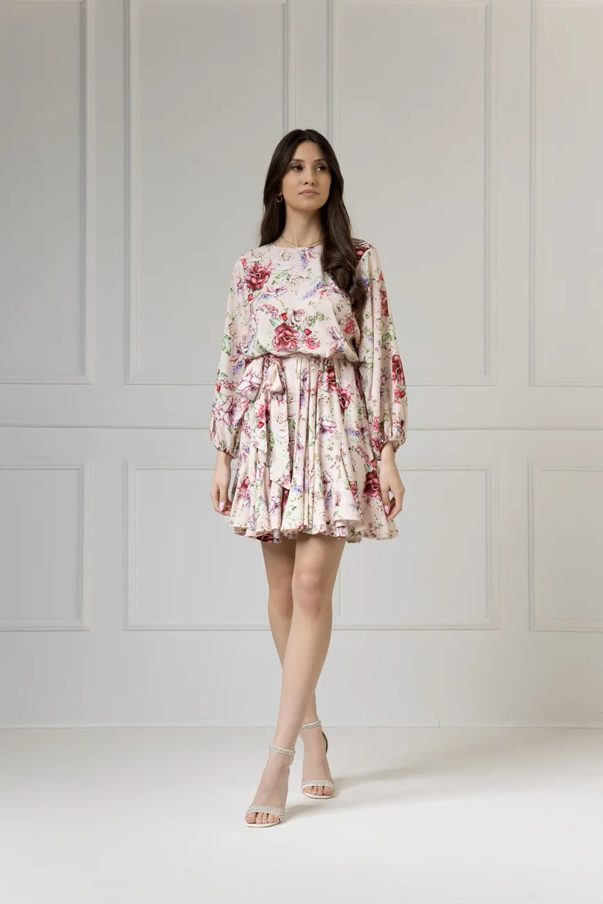 WUALAA Women - Sukienka damska INEZ Romantic Flowers