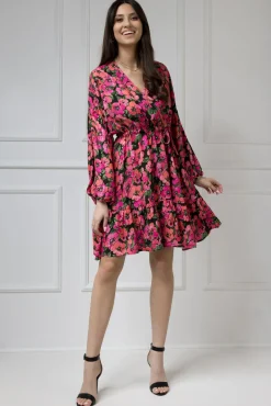 WUALAA Women - Sukienka damska Lisa Exotic Garden
