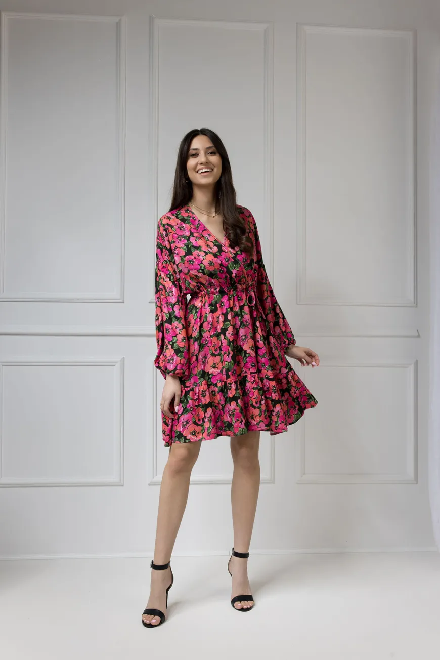 WUALAA Women - Sukienka damska Lisa Exotic Garden