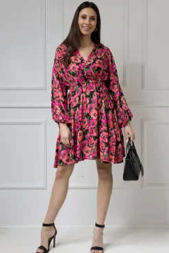 WUALAA Women - Sukienka damska Lisa Exotic Garden