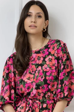 WUALAA Women - Sukienka damska OLIVIA Exotic Garden