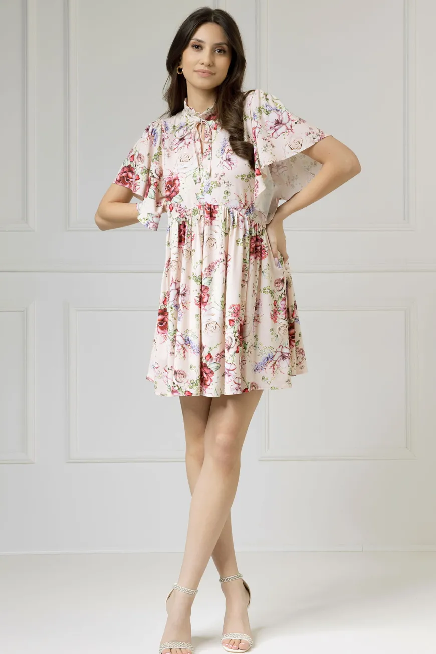 WUALAA Women - Sukienka damska SARA Romantic Flowers