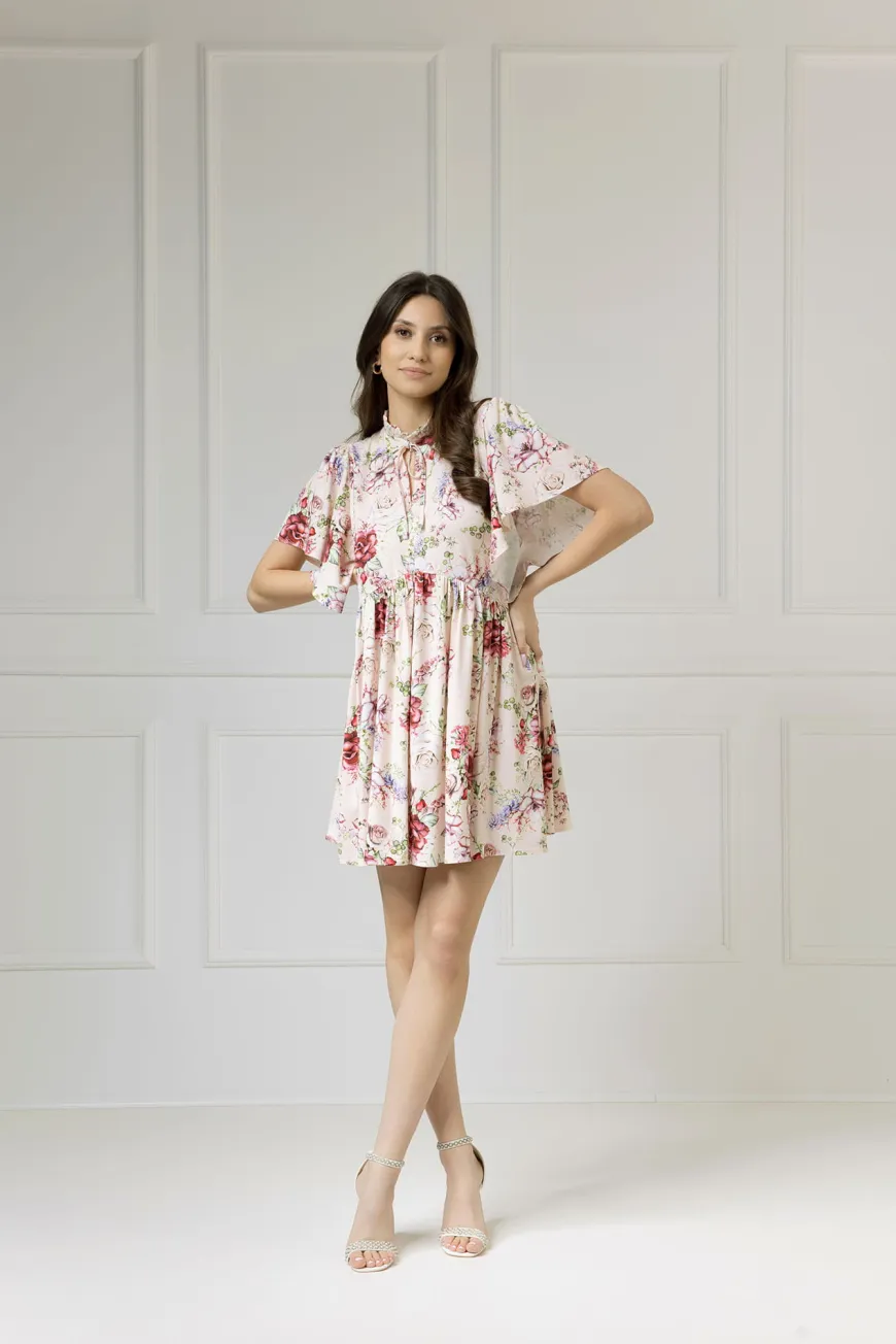 WUALAA Women - Sukienka damska SARA Romantic Flowers