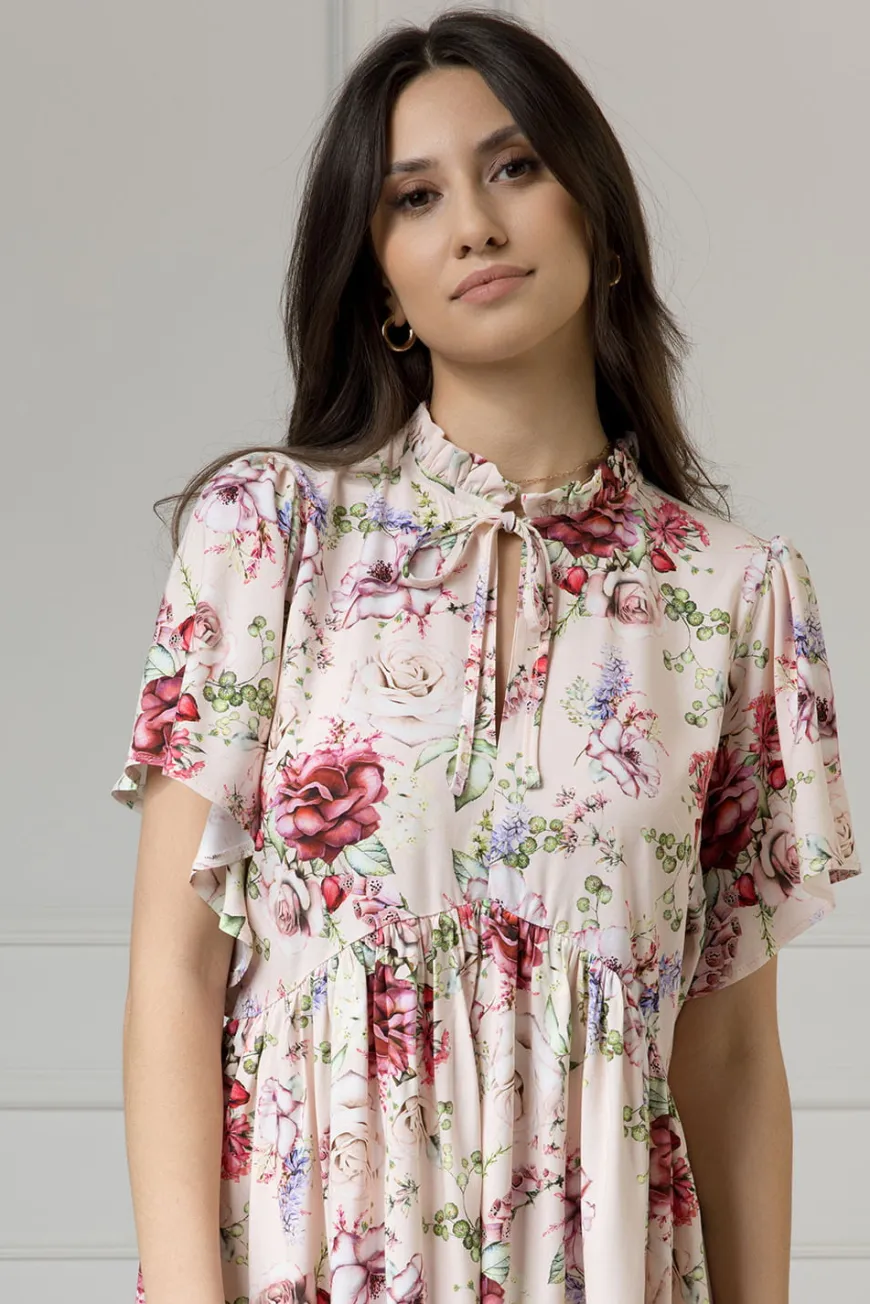 WUALAA Women - Sukienka damska SARA Romantic Flowers
