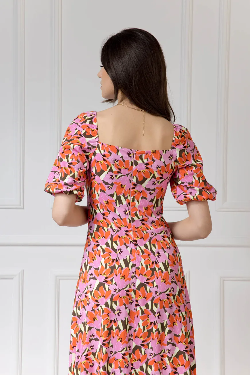 WUALAA Women - Sukienka midi CHLOE Floral Delight