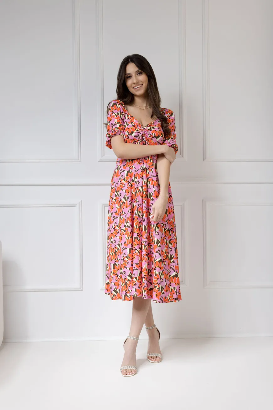 WUALAA Women - Sukienka midi CHLOE Floral Delight