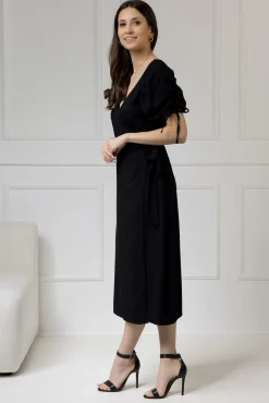 WUALAA Women - Sukienka midi KELLY Classic Black