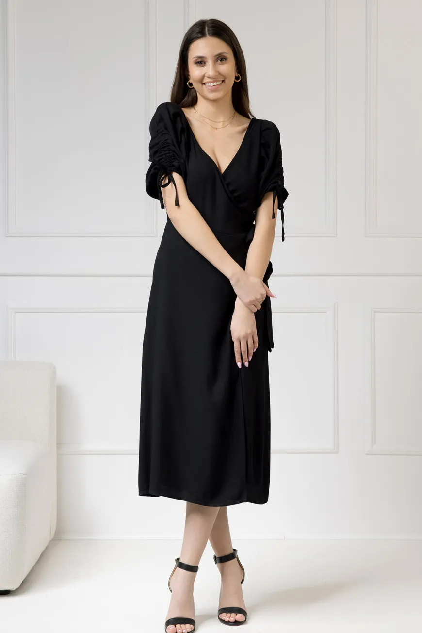 WUALAA Women - Sukienka midi KELLY Classic Black