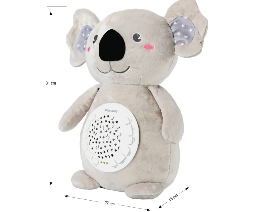 Zabawka pluszowa z projektorem Koala - Milly Mally