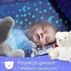 Zabawka pluszowa z projektorem Miś Polarny WOOPIE 58090