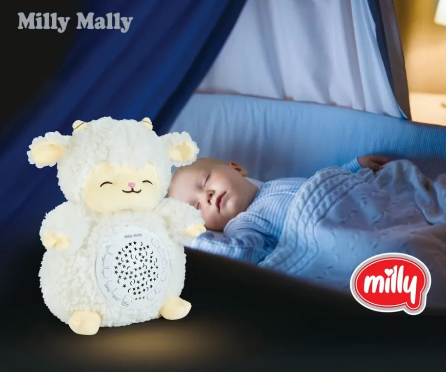 Zabawka pluszowa z projektorem Sheep - Milly Mally