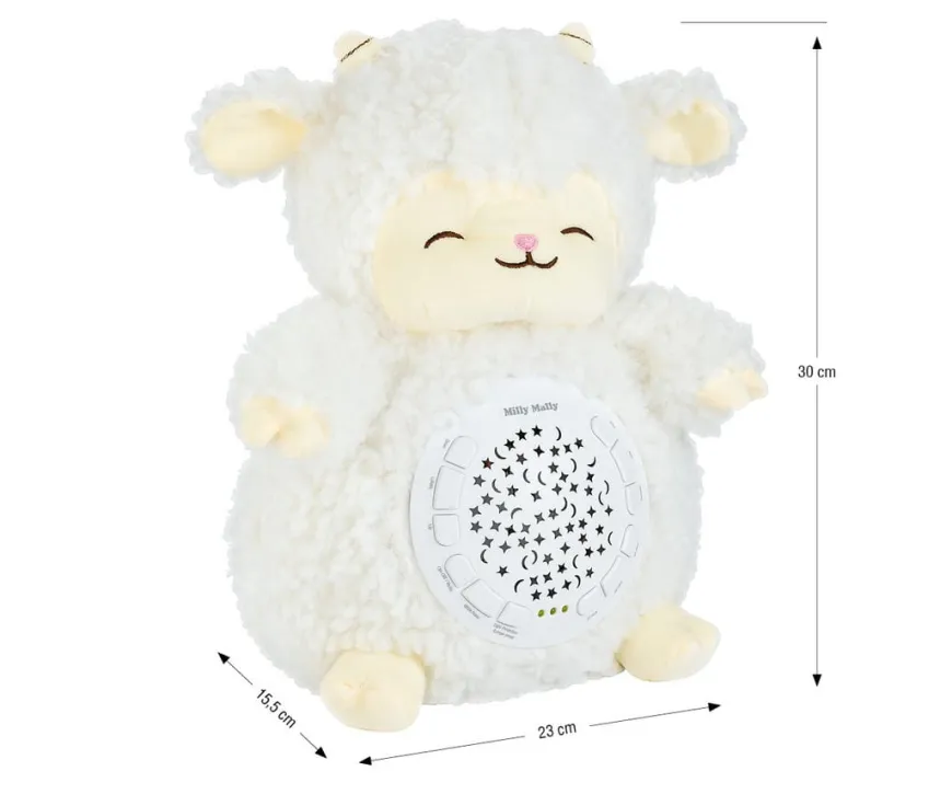 Zabawka pluszowa z projektorem Sheep - Milly Mally