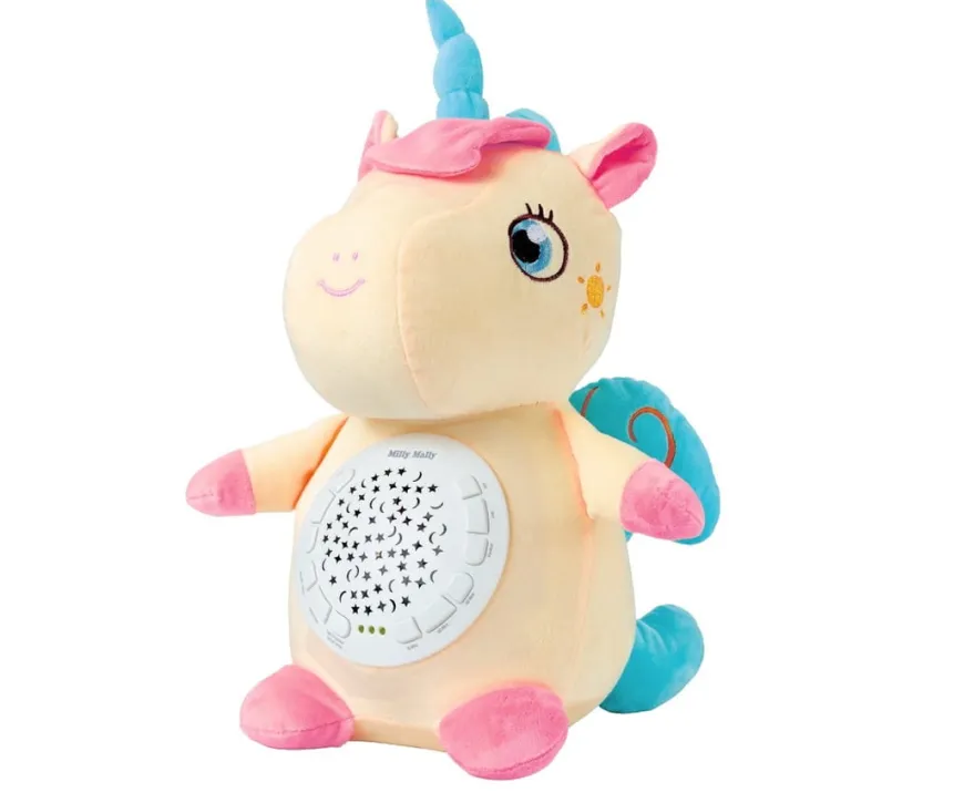 Zabawka pluszowa z projektorem Unicorn - Milly Mally