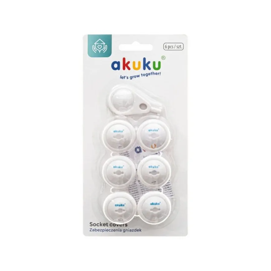 Zabezpieczenia do gniazdek elektrycznych - 6szt | Akuku A0651