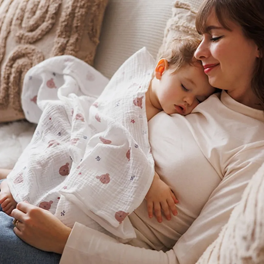 Zestaw pieluszek z muślinu marszczonego 3szt 70x70cm | Babyono 282/03