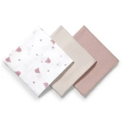 Zestaw pieluszek z muślinu marszczonego 3szt 70x70cm | Babyono 282/03