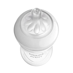 Zestaw startowy 4szt butelek Responsywnych Natural + szczotka i smoczek 0-6m | Avent