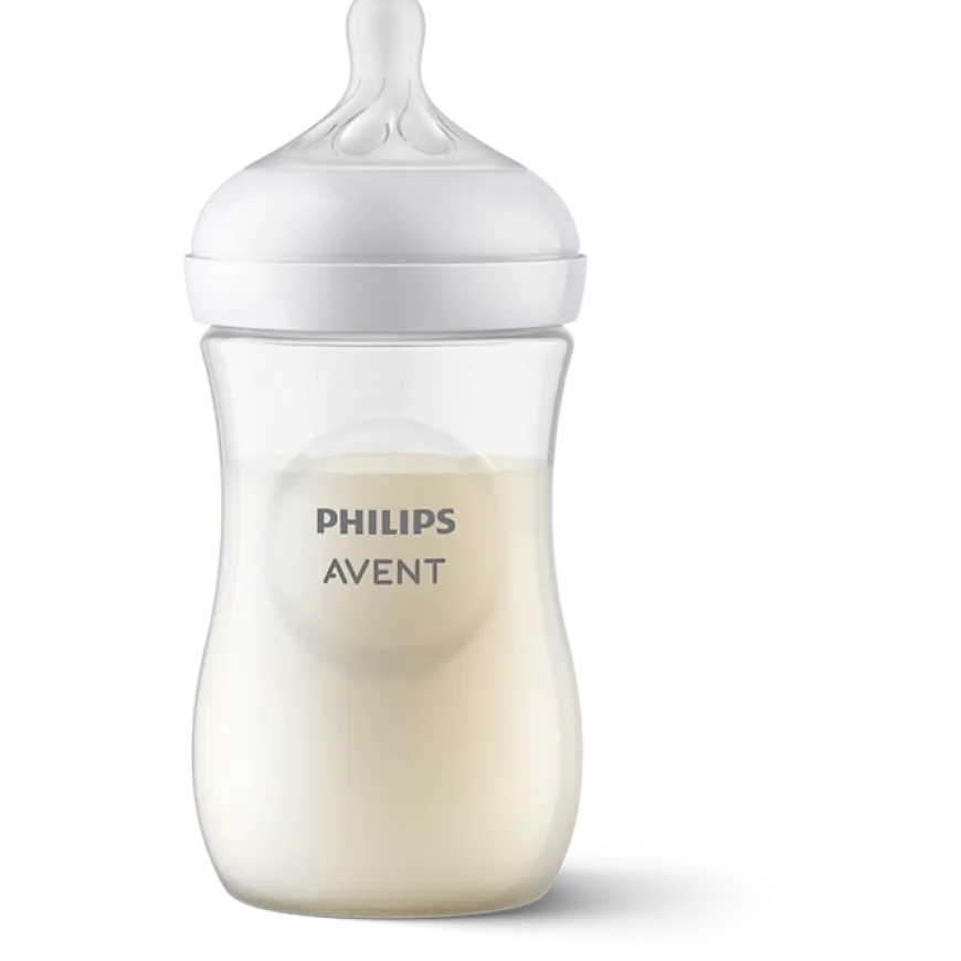 Zestaw startowy 4szt butelek Responsywnych Natural + szczotka i smoczek 0-6m | Avent