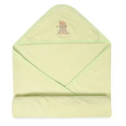 Zielone okrycie kąpielowe frotte 100x100 | Maxi - BabyMatex